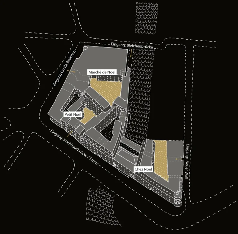 Weihnachtsmarkt Lageplan