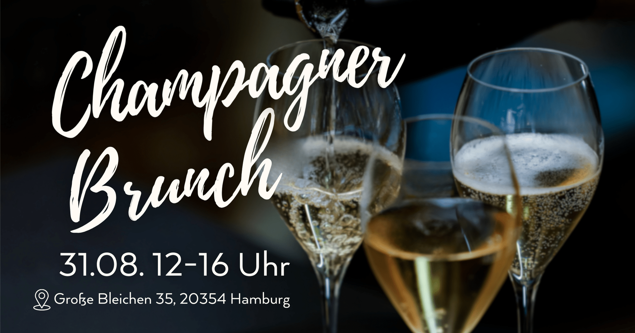 Champagner-Brunch in den Stadthöfen am 31.08.2025 im Bleichenhof, Große Bleichen 35, 20354 Hamburg